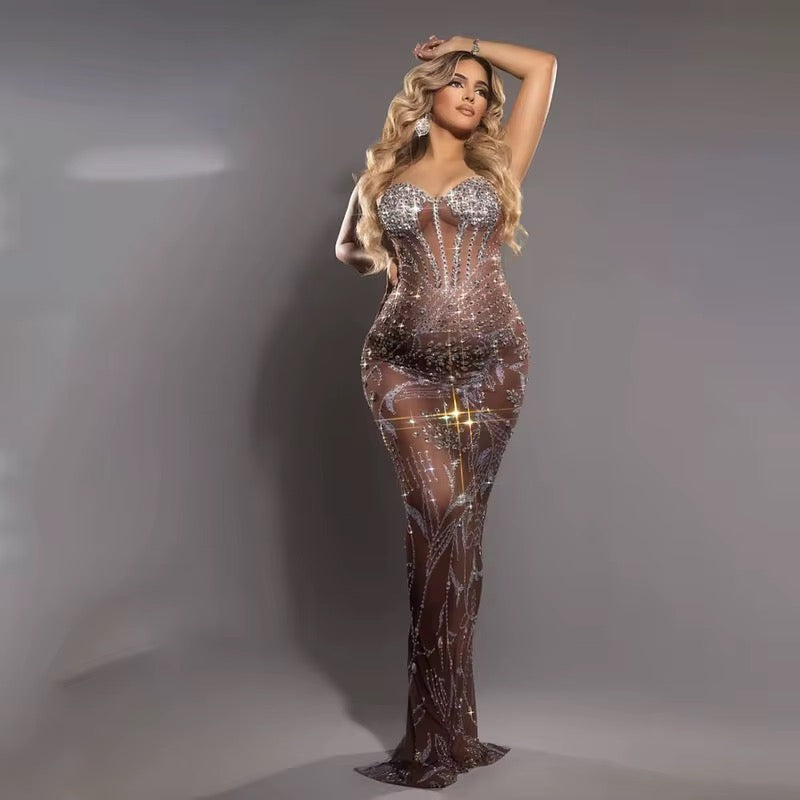 Glamourous Diamante Dress