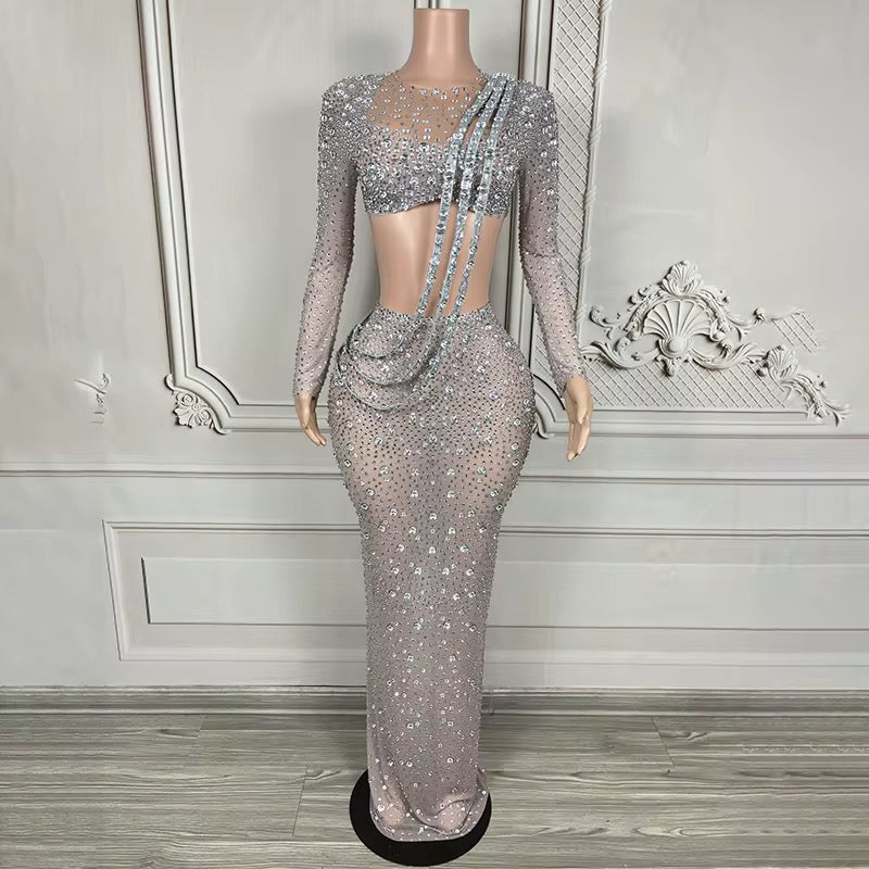 Glistening Elegance Two-Piece Dress
