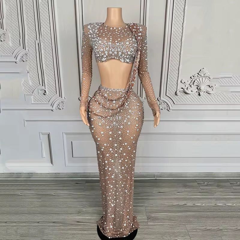 Glistening Elegance Two-Piece Dress