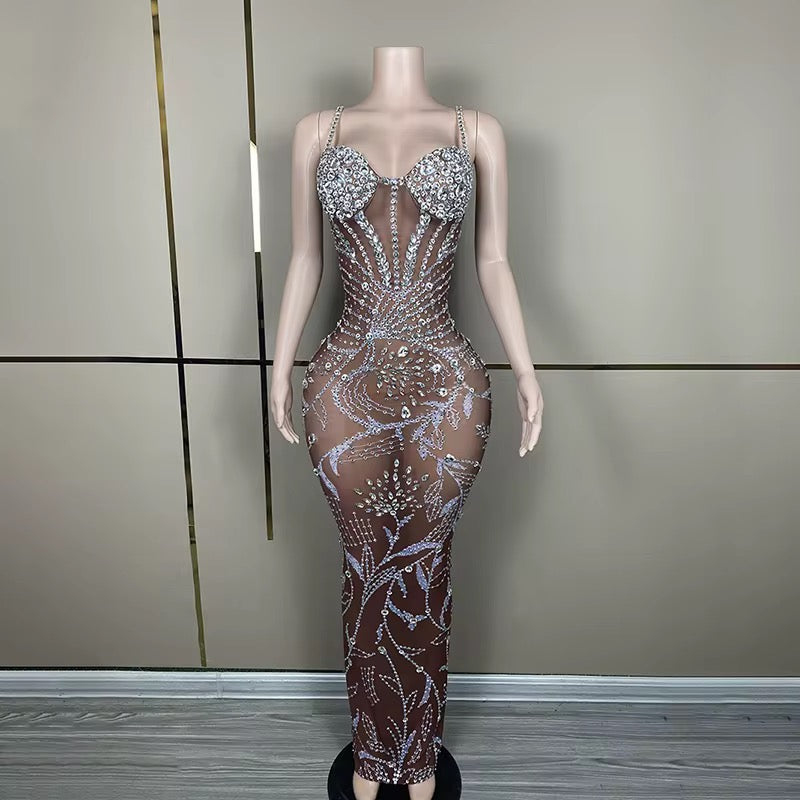 Glamourous Diamante Dress