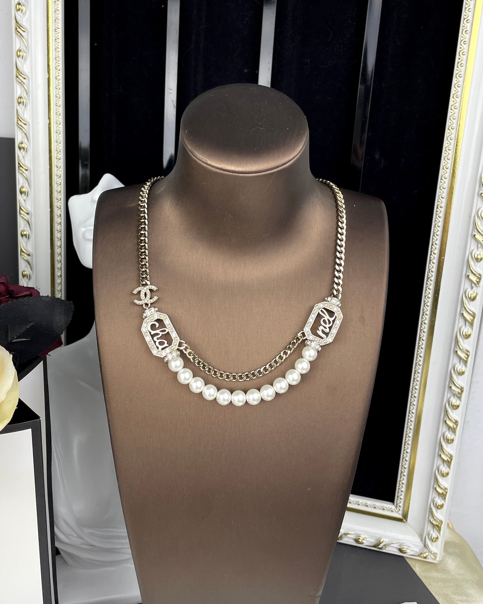 CiCi Gold Silver and Pearls Necklaces